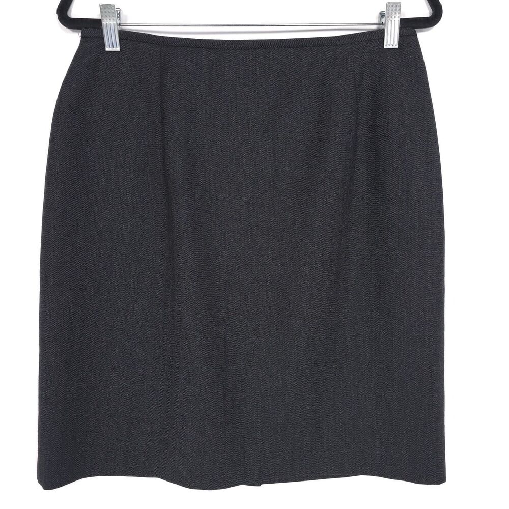 LAUREN RALPH LAUREN‎ 100% WORSTED WOOL Skirt Size 14 USA MADE Vintage